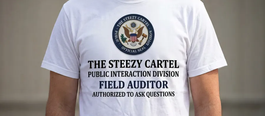 Field Auditor shirt design by The Steezy Cartel Merch