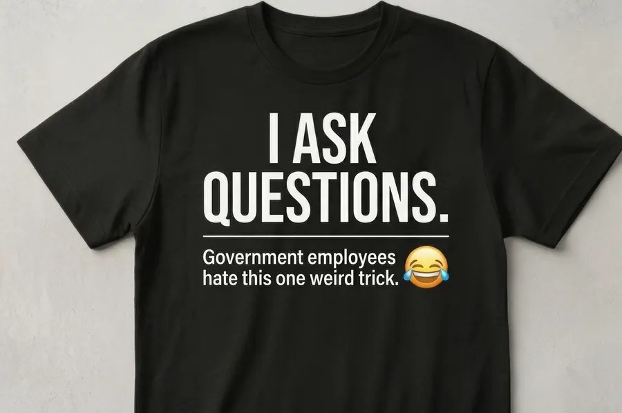 I Ask Questions shirt design by The Steezy Cartel Merch
