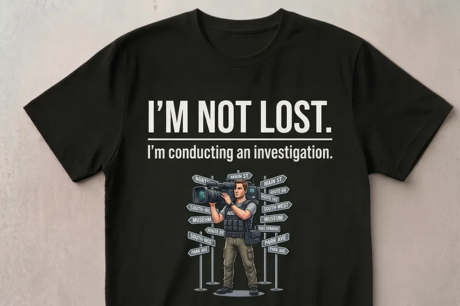 Not Lost shirt design by The Steezy Cartel Merch