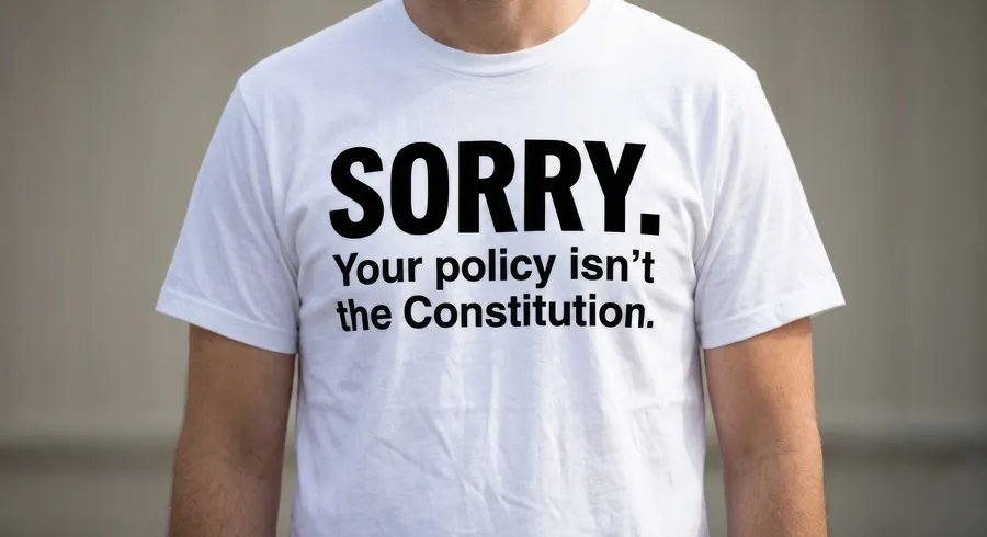 Policy Or Constitution shirt design by The Steezy Cartel Merch