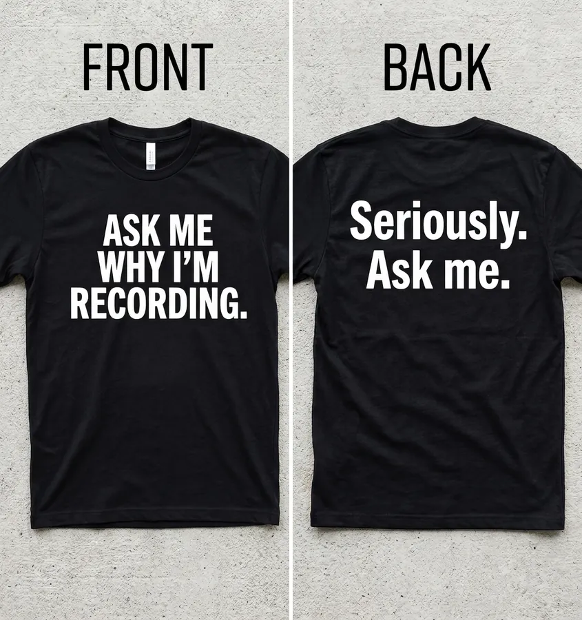 Seriously, Ask Me shirt design by The Steezy Cartel Merch